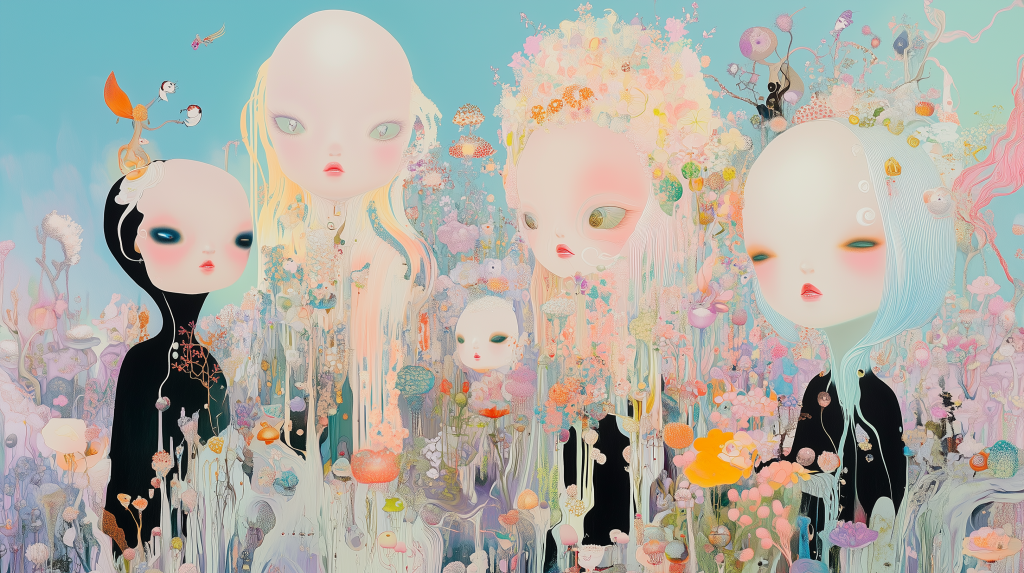 She Who Grows Through Silence by Muriel Lherm